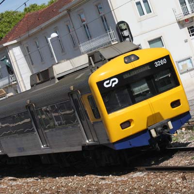 El tren de Lisboa a Estoril