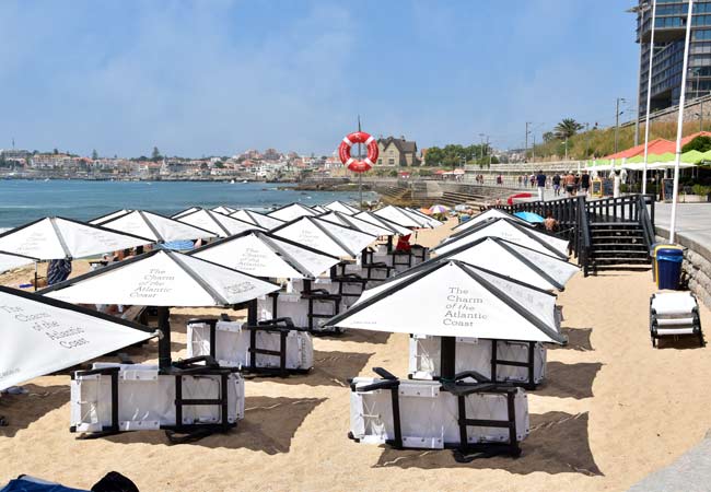 Praia das Moitas Estoril strand